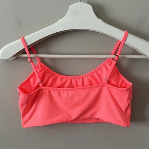 Oh Polly Coral Spaghetti Strap Crop Top - Picture 4 of 6